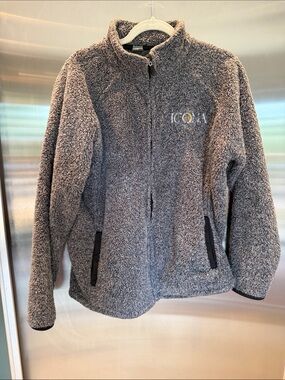 Icona Avalon Plush Grey Fleece Jacket